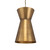 Crocker Brass 1 Light Mini Pendant - Size: 58H x 37W x 37D (cm) - Mid-Century Modern style Crocker Brass 1 Light Mini Pendant - Size: 58H x 37W x 37D (cm) - Mid-Century Modern style