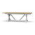 Hamptons X-Base Dining Table 240cm - Architectural White / Fruit Wood Hamptons X-Base Dining Table 240cm - Architectural White / Fruit Wood