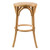 Bentwood Round Counter Stool w/Rattan Seat - Oak (MLVOD-CAFE-21)
