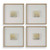 Now & Then Abstract Art Set/4 - Size: 66H x 66W x 4D (cm) - Contemporary style