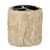 Arco Petrified Wood Top Accent Table - Size: 46H x 43W x 38D (cm) - Organic style