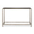 Ovard Minimalist Metal Console Table - Size: 76H x 110W x 29D (cm) - Contemporary style