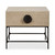 Lunar Wooden Side Table - Size: 58H x 66W x 48D (cm) - Contemporary style