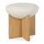 Lainie Minimalist Accent Stool - Size: 47H x 46W x 46D (cm) - Contemporary style