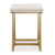 Midas Gold Counter Stool - Size: 66H x 47W x 39D (cm) - Contemporary style