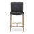 Ascend Charcoal Counter Stool - Size: 98H x 47W x 55D (cm) - Contemporary style