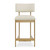 Apsley Gold Counter Stool - Size: 93H x 46W x 57D (cm) - Contemporary style