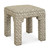 Satoria Upholstered Small Bench - Size: 46H x 46W x 46D (cm) - Contemporary style