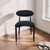 Arlo Dining Chair Black Oak/ Black Linen - MLM63-107F08