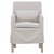 Bilboa Slipcover Arm Dining Chair - Sandbar / Thames Natural - Mid-Century Modern style Bilboa Slipcover Arm Dining Chair - Sandbar / Thames Natural - Mid-Century Modern style
