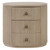 Kraton Oval Bedside Table - Sandbar - Mid-Century Modern style Kraton Oval Bedside Table - Sandbar - Mid-Century Modern style