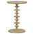 Milano Round Side Table - Fruit Wood - Size: 41H x 41W x 61D (cm) - Mediterranean style