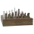 Anna Chess Set - Straw Wash/ White - Traditional style Anna Chess Set - Straw Wash/ White - Traditional style