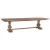 Provincial Trestle Dining Table 2.4m (less Grooves) - Straw Wash - French Provincial style