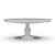 Goucho Round Dining Table 180cm - True White - Mid-Century Modern style Goucho Round Dining Table 180cm - True White - Mid-Century Modern style