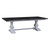 Miniature Trestle Table (Cheese Board) -White / Dior Grey - French Provincial style