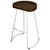 Tractor Stool 65cm - White Rustic - Industrial style