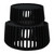 Venti Coffee Table S/2 - Black - Contemporary style