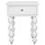 Bolan Bedside Table - White - Boho Chic style