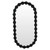 Bolan Oval Mirror - Black - Boho Chic style Bolan Oval Mirror - Black - Boho Chic style