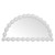 Bolan Halfmoon Mirror - White - Boho Chic style