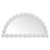 Bolan Halfmoon Mirror - White - Boho Chic style