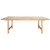 Novato Dining Table 220Cm - Distressed Natural - Contemporary style