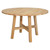 Novato Round Dining Table 120Cm - Distressed Rustic - Contemporary style