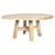 Novato Round Coffee Table - Distressed Natural - Contemporary style