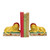 ISLA007 Porcelain Isla Lion Bookends - C.A.M ISLA007 Porcelain Isla Lion Bookends - C.A.M