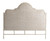Amara Bedhead Scalloped King - Antique White - N117-RATG-K-AW Amara Bedhead Scalloped King - Antique White - N117-RATG-K-AW