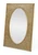Amara Oval Inset Mirror - Mud Grey - N164-MG Amara Oval Inset Mirror - Mud Grey - N164-MG