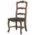 Provincial Dining Chair w/ Wood Seat - Antique Oak / Light Wood Distressing - Size: 104H x 53W x 57D (cm) - French Provincial style Provincial Dining Chair w/ Wood Seat - Antique Oak / Light Wood Distressing - Size: 104H x 53W x 57D (cm) - French Provincial style