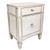 Antique Mirrored Bedside Cabinet - Size: 72H x 56W x 41D (cm) Antique Mirrored Bedside Cabinet - Size: 72H x 56W x 41D (cm)
