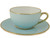 Limoges Legle Tea Cup & Saucer - Pastel Blue Limoges Legle Tea Cup & Saucer - Pastel Blue