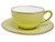 Limoges Legle Tea Cup & Saucer - Pastel Yellow Limoges Legle Tea Cup & Saucer - Pastel Yellow