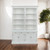 Harrington 2 Bay Library Bookcase - White - French Provincial style