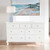 Antoinette Wide Dresser - White - French Provincial style Antoinette Wide Dresser - White - French Provincial style