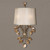 Alenya 2 Light Gold Wall Sconce - Size: 55H x 31W x 14D (cm) - Contemporary style