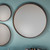 Review Round Mirror 24" with metal frame Review Round Mirror 24" with metal frame