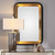 Niva Metallic Gold Wall Mirror - Size: 107H x 71W x 10D (cm) - Mid-Century Modern style Niva Metallic Gold Wall Mirror - Size: 107H x 71W x 10D (cm) - Mid-Century Modern style