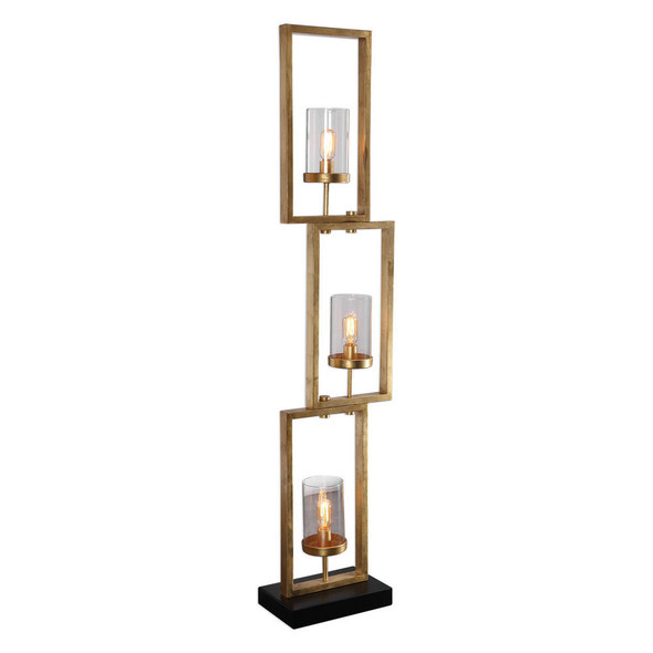 Cielo Staggered Rectangles Floor Lamp Geometric style Floor Lamp Decor