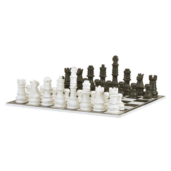 Gentlemen's Club Chess Set - Size: 28H x 80W x 80D (cm) - Traditional style