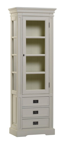 Belle Maison Classic 1 Door Display - White