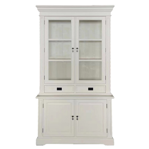Belle Maison Classic 2 Door Display Cabinet - door knobs only