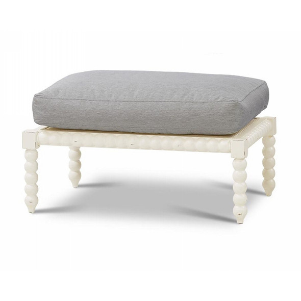 Cholet Ottoman - Size: 45H x 79W x 54D (cm) - Traditional style