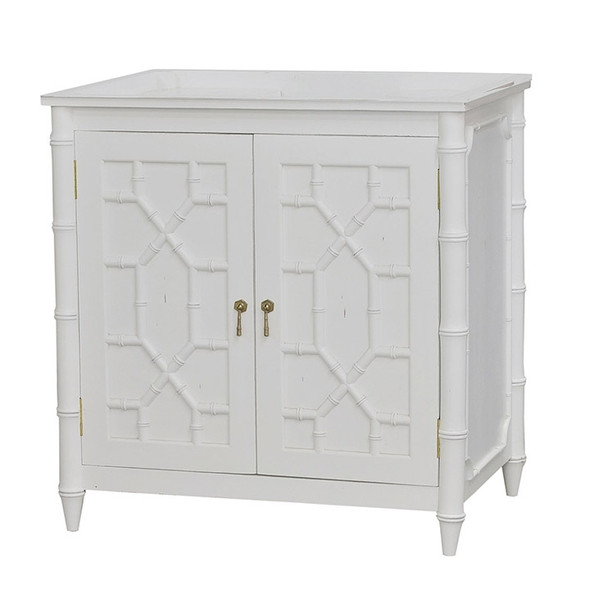 Grosvenor Single Vanity - without Top/Sink - Size: 89H x 87W x 59D (cm) - Gustavian style