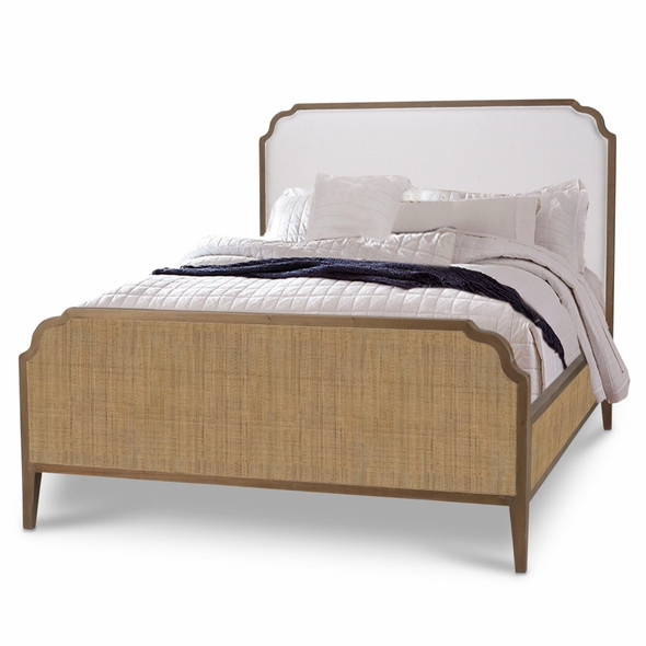 Marisol Bed King - Size: 142H x 203W x 216D (cm) - Mid-Century Modern style