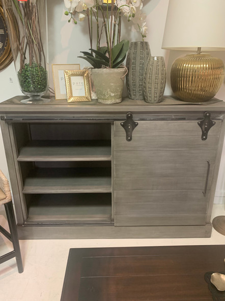 Sonoma Buffet With Sliding Barn Door - Smokey Grey