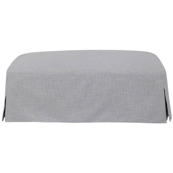 Exeter Ottoman - Glacier - Contemporary style